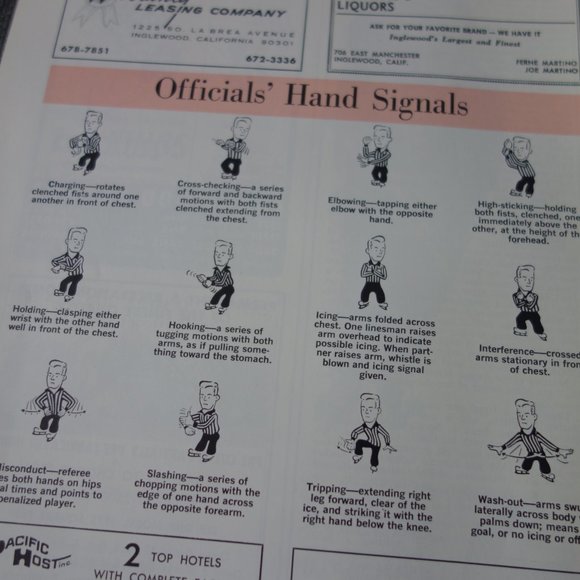 Los Angeles Kings Illustrated Flyers Kings Wednesday December 3, 1969 Program - Picture 9 of 12